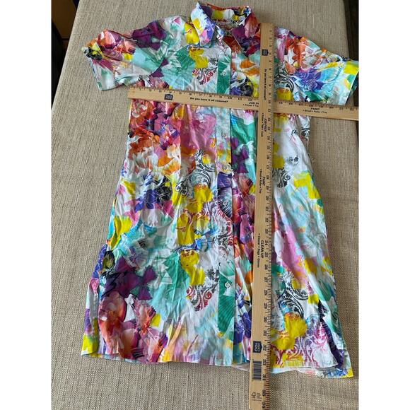 ROBERT GRAHAM MACIE CAROLINE DRESS COTTON BLEND M - Picture 6 of 13